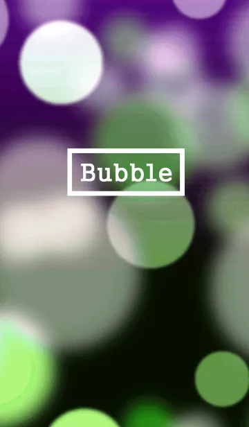 [LINE着せ替え] バブル スタイル 6の画像1