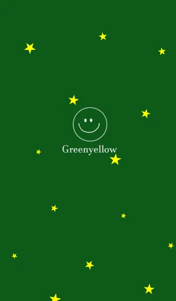 [LINE着せ替え] 緑と黄色。にこちゃん。の画像1