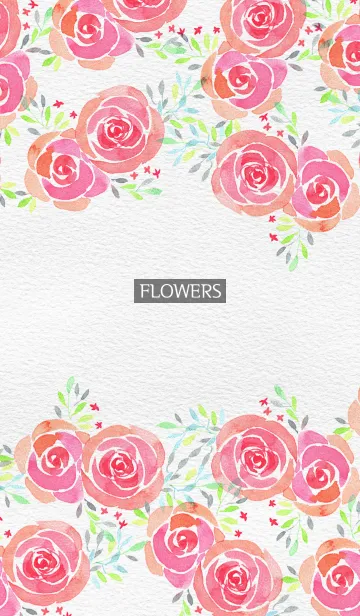 [LINE着せ替え] water color flowers_428の画像1