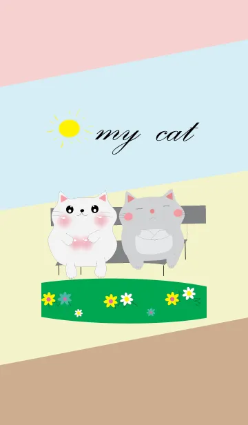 [LINE着せ替え] a cat a cat 1の画像1
