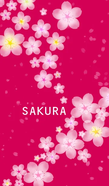[LINE着せ替え] SAKURA7 紅の画像1