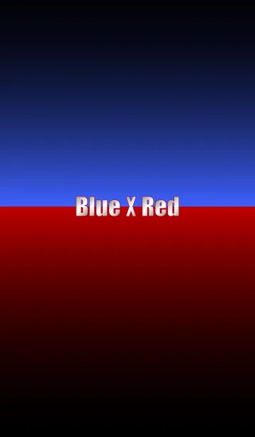 [LINE着せ替え] Blue X Redの画像1
