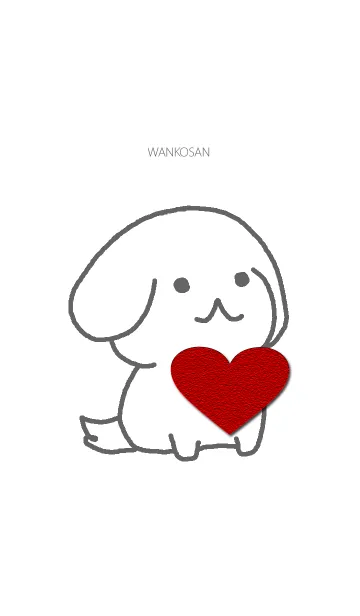 [LINE着せ替え] わんこさんの画像1