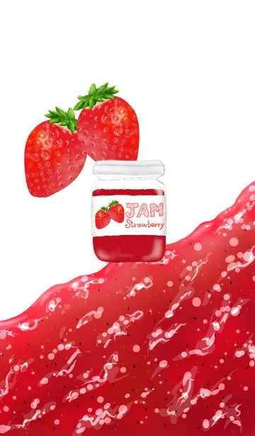 [LINE着せ替え] JAM ~Strawberry~の画像1
