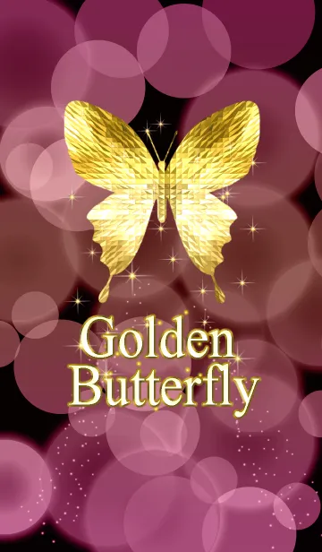 [LINE着せ替え] キラキラ♪黄金の蝶#30の画像1
