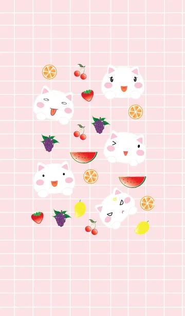 Cat cat theme (JP) v.4の着せ替えメイン画像