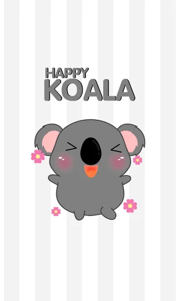 [LINE着せ替え] Happy Cute Koala Theme(jp)の画像1