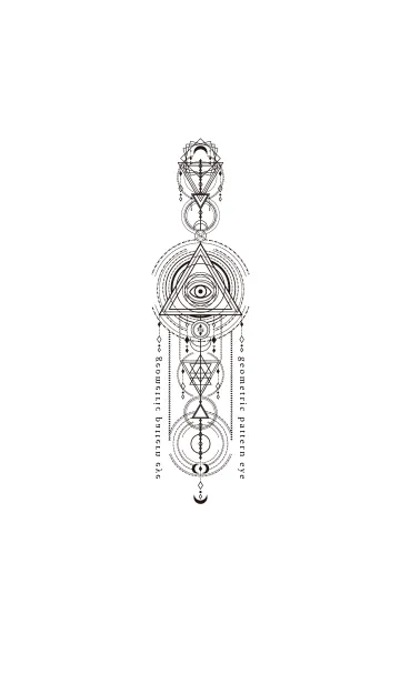geometric pattern eyeの着せ替えメイン画像