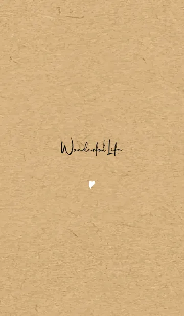 [LINE着せ替え] Simple Handwriting style Theme -KRAFT-の画像1