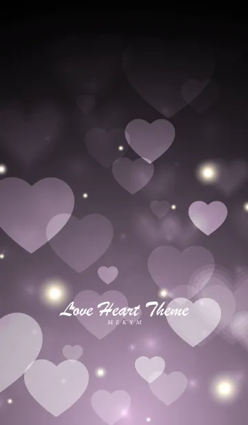 [LINE着せ替え] Love Heart Theme -PINK WHITE-の画像1