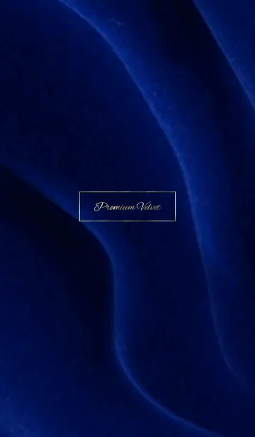 [LINE着せ替え] プレミアム ネイビー～高級なベルベット～の画像1