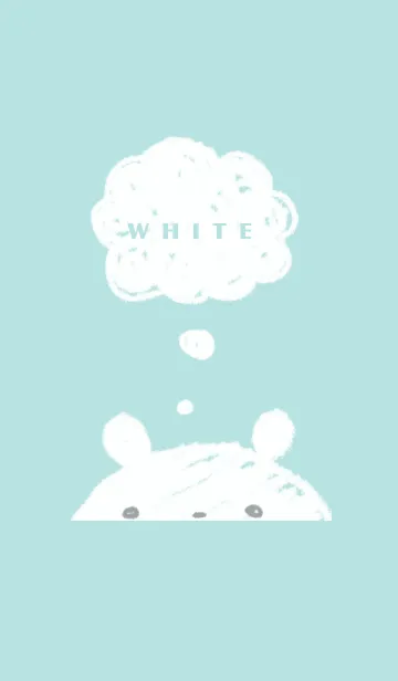[LINE着せ替え] ホワイトベアの画像1
