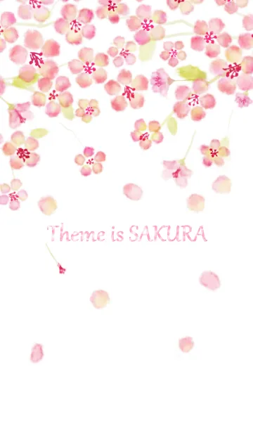 [LINE着せ替え] Theme is 桜の画像1