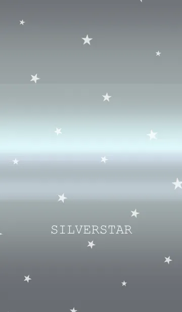 [LINE着せ替え] シルバー・星の画像1