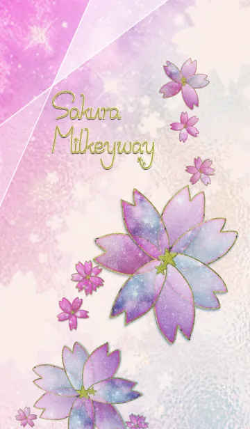 [LINE着せ替え] SAKURA milkyway 桜の銀河の画像1