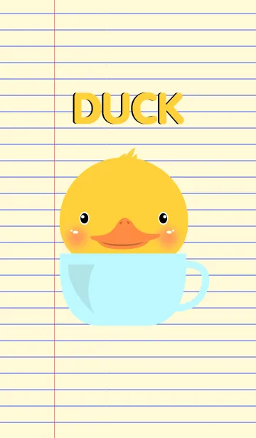 [LINE着せ替え] Cute Duck Theme Vr.2(jp)の画像1