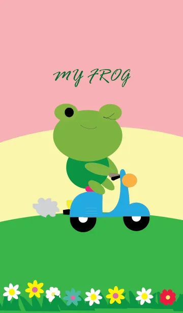[LINE着せ替え] Little Frog Frog 1の画像1