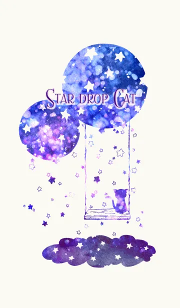 [LINE着せ替え] Star drop Catの画像1
