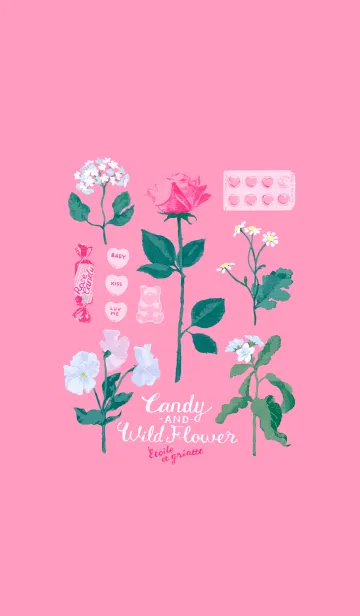 Candy and WildflowerのLINE着せ替え
