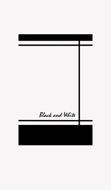 [LINE着せ替え] 黒と白の画像1