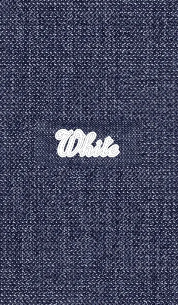 [LINE着せ替え] デニム x 白の画像1