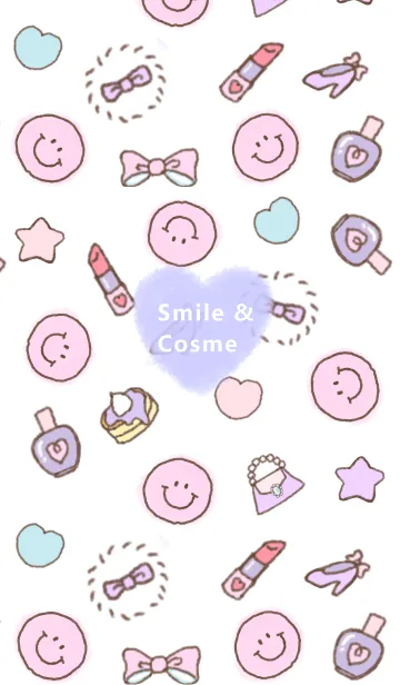 [LINE着せ替え] Smile ＆ Cosmeの画像1