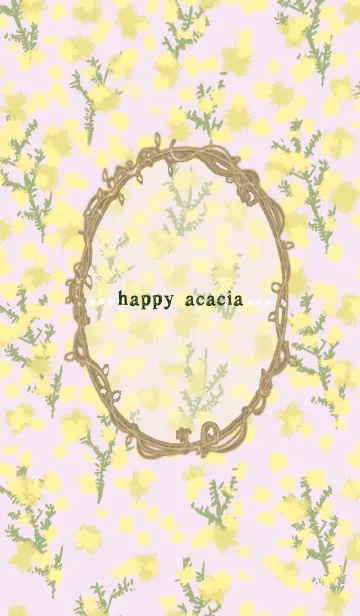 [LINE着せ替え] ***happy acacia pink***の画像1