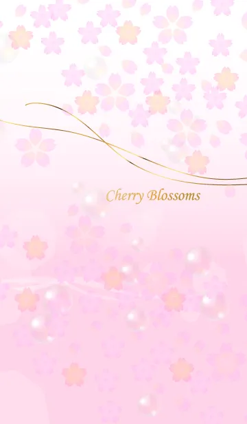 [LINE着せ替え] 桜-春色ピンクの画像1