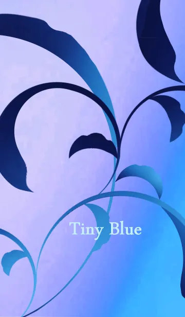 [LINE着せ替え] Tiny Blue 2の画像1