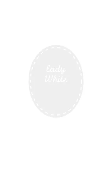 [LINE着せ替え] lady Whiteの画像1