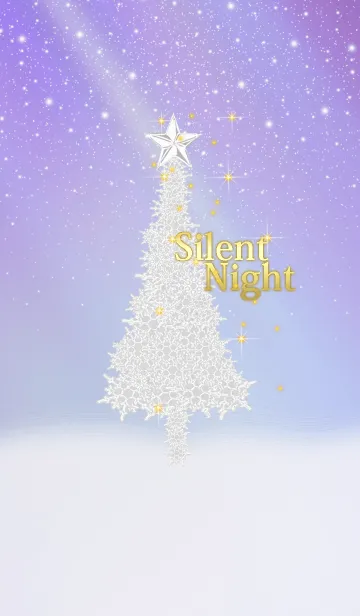 [LINE着せ替え] Silent night*White tree*with Gの画像1