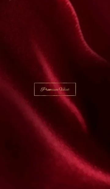 [LINE着せ替え] プレミアム ワインレッド 高級なベルベットの画像1