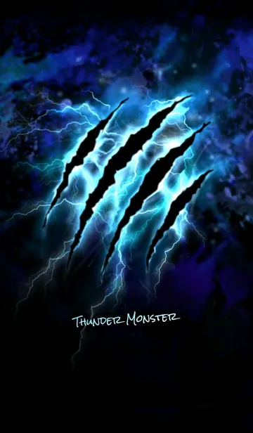[LINE着せ替え] Blue Thunder Monsterの画像1
