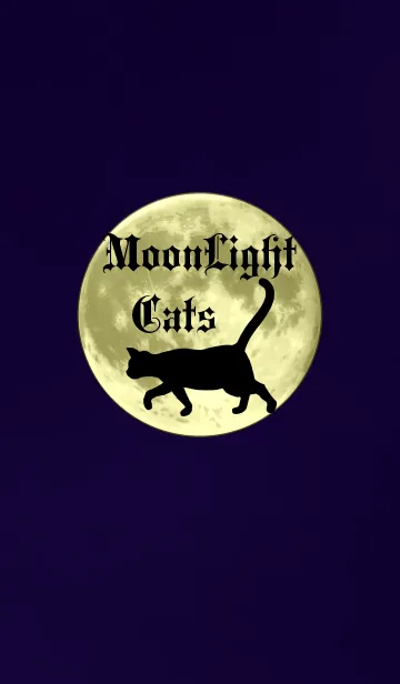 [LINE着せ替え] Moonlight Catsの画像1