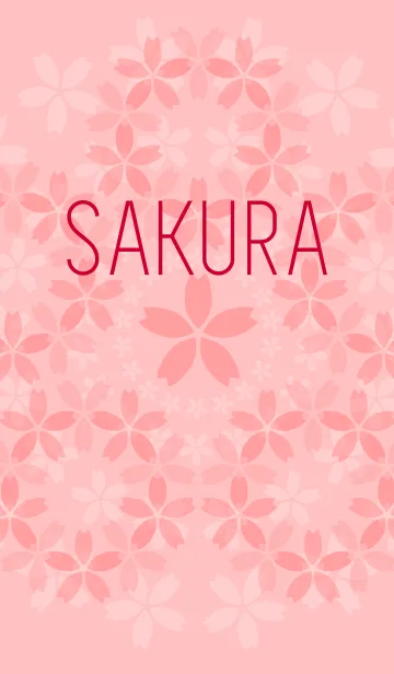 [LINE着せ替え] SAKURA2018 - PINKの画像1