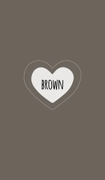 [LINE着せ替え] ブラウン3(バイカラー) / ラインハートの画像1