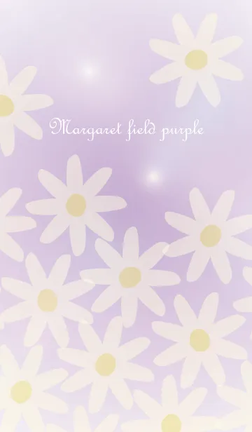 [LINE着せ替え] Margaret field purpleの画像1