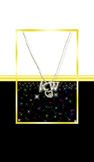 [LINE着せ替え] イニシャル K＆Wの画像1