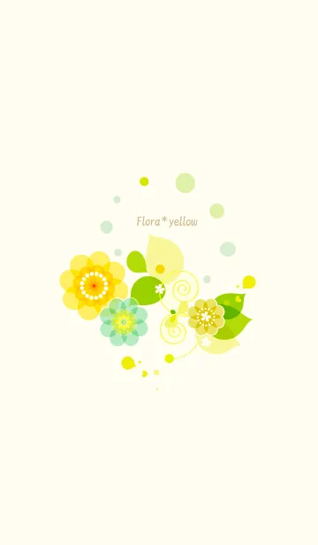 artwork_Flora yellowの着せ替えメイン画像