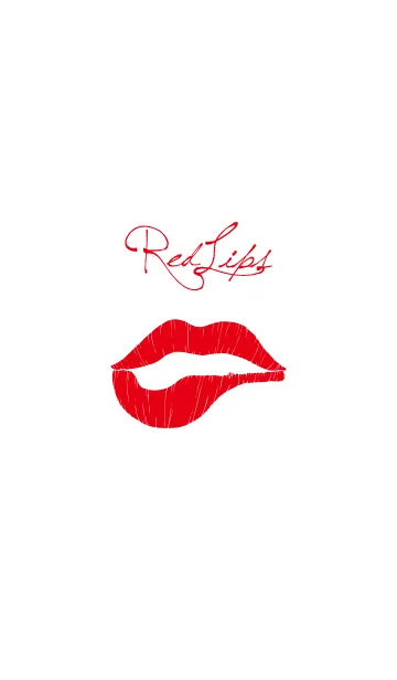 RED Lips simpleの着せ替えメイン画像