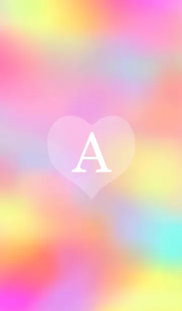 [LINE着せ替え] A ～オーロラ イニシャルシリーズ～の画像1