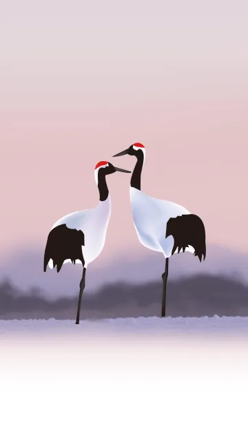 [LINE着せ替え] Incredible bird-Crowned craneの画像1