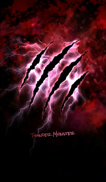 [LINE着せ替え] Red Thunder Monsterの画像1