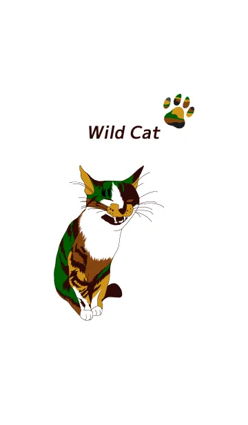 [LINE着せ替え] Wild Catの画像1