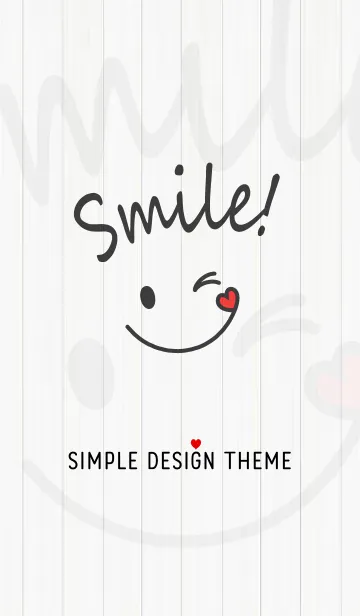 [LINE着せ替え] Simple Smile Wood 2の画像1