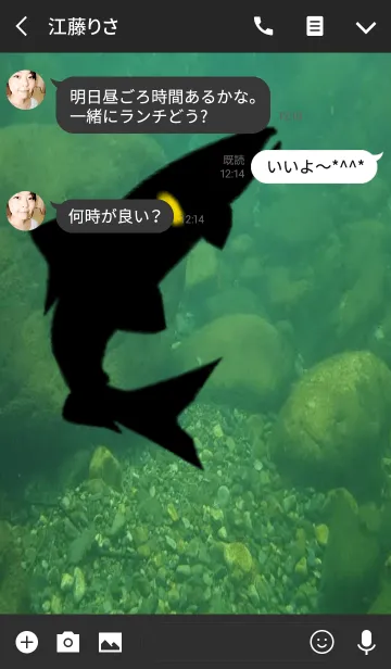 [LINE着せ替え] 鮎・友釣りの画像3