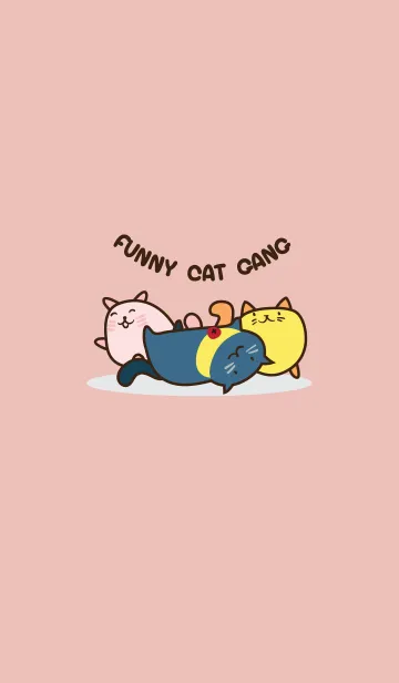 [LINE着せ替え] Funny Cat Gangの画像1