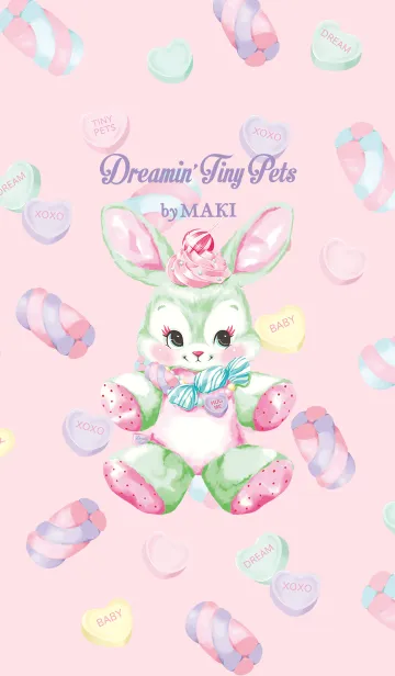 [LINE着せ替え] Candy Dreamy Stuffedの画像1