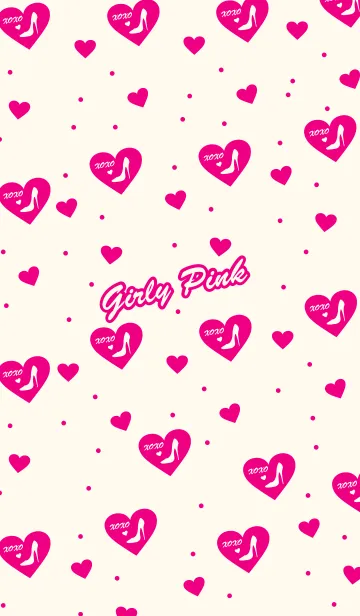 [LINE着せ替え] Girly Pink -sweet-の画像1