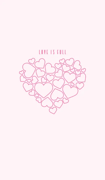 [LINE着せ替え] Love is full Theme 3.の画像1